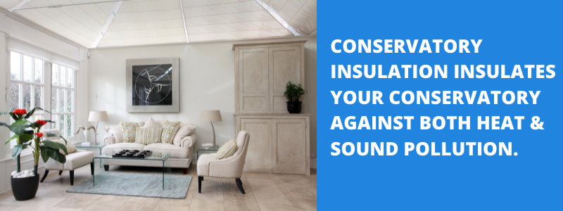 Insulation against heat and sound pollution